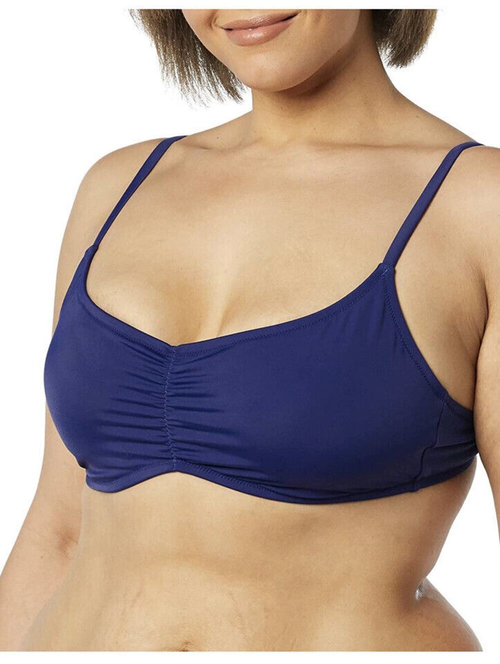 Amazon Essentials Bralette Bikini Swimsuit Top Navy Women's XL NWT